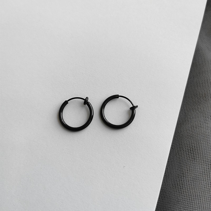 Khuyên Tai Kim Loại Cá Tính Phong Cách Hip-Hop