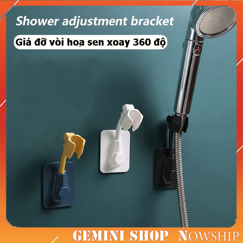 Giá đỡ vòi hoa sen gắn tường có thể xoay 360 Độ giá đỡ vòi sen RY130