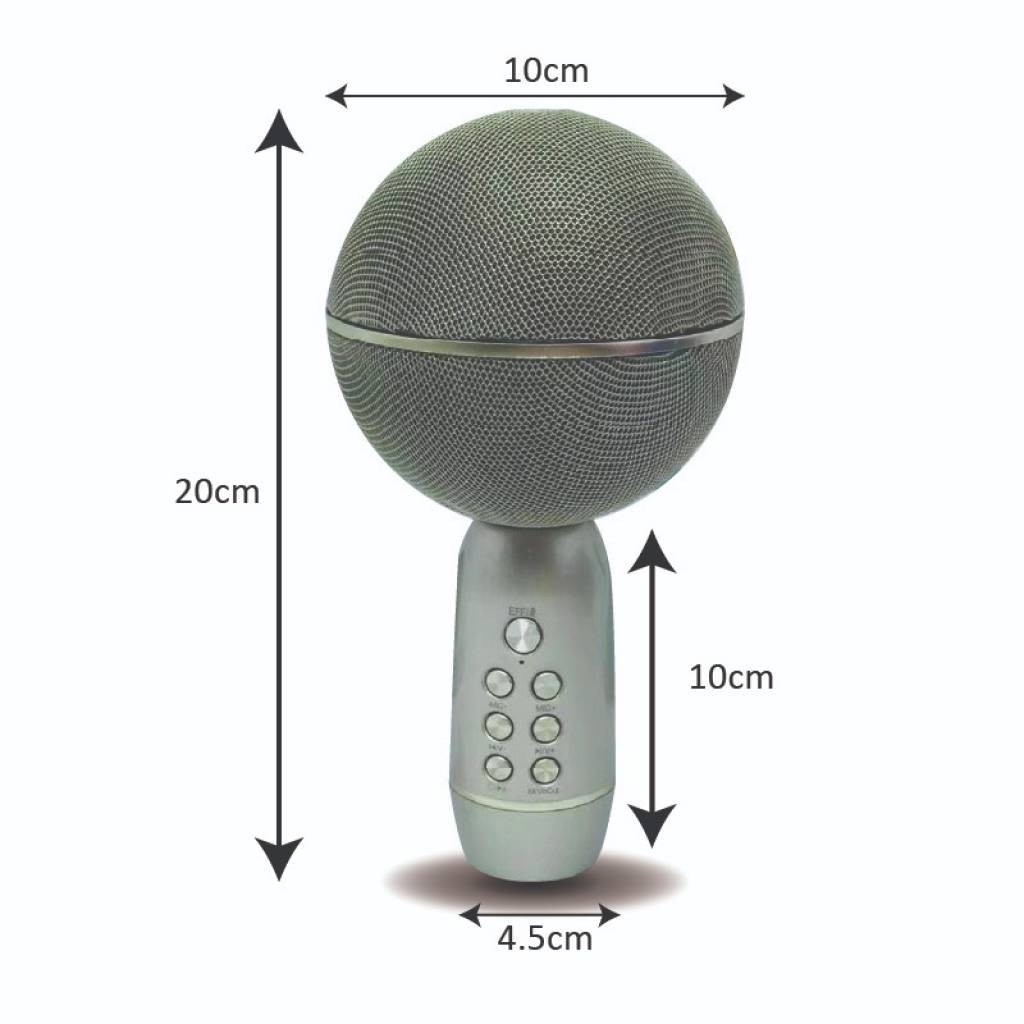 Micro không dây karaoke bluetooth GrownTech YS 09 livestream, dạy học, thu âm, cầm tay