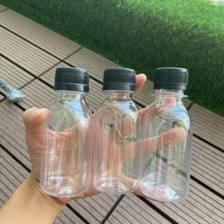 chai tròn năp đen 100ml