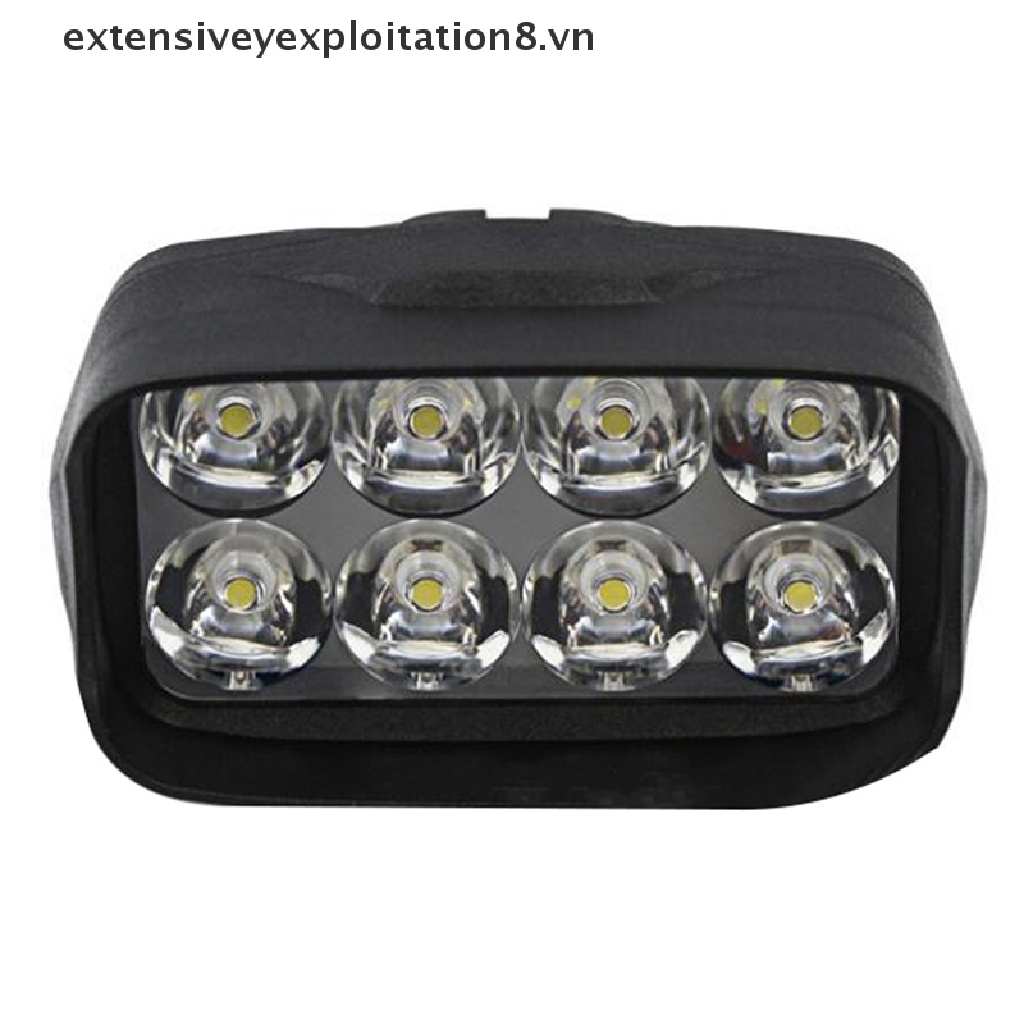 1 Đèn Pha 8 Bóng LED Siêu Sáng Chất Lượng Cao Cho Xe Hơi Xe Máy