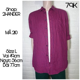 Áo 2hand sơ mi Flannel (inbox shop để chọn mẫu)