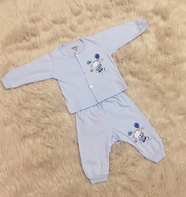 Bộ carter dài cotton cho bé