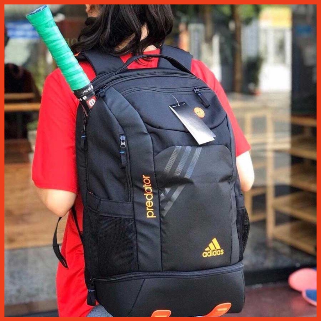 Balo Laptop DASS [ HÀNG VNXK BH 1 NĂM ] Balo Adidas Predator - Thiết kế vuông vắn cứng cáp có ngăn đựng laptop CHÔNG NƯỚ
