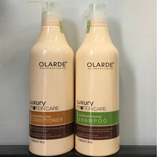 Cặp Dầu Gội Xả OLARDE LUXRY PROTEIN CARE