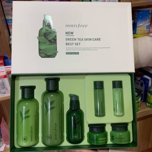 Set dưỡng innisfree trà xanh