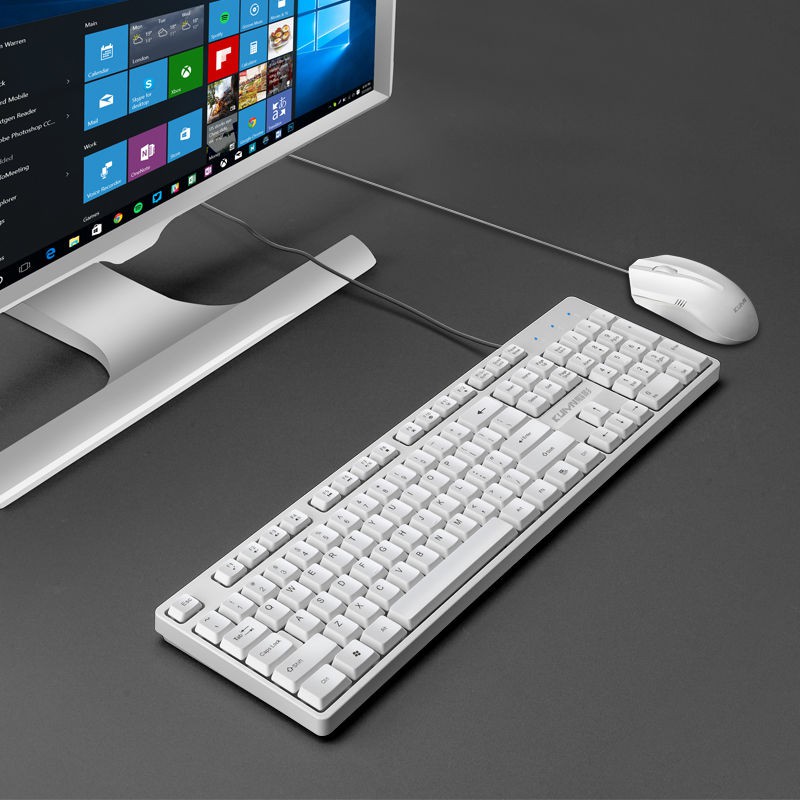 Bộ bàn phím và chuột có dây Kuiying giao diện usb máy tính để xách tay văn phòng doanh nghiệp sử dụng | BigBuy360 - bigbuy360.vn