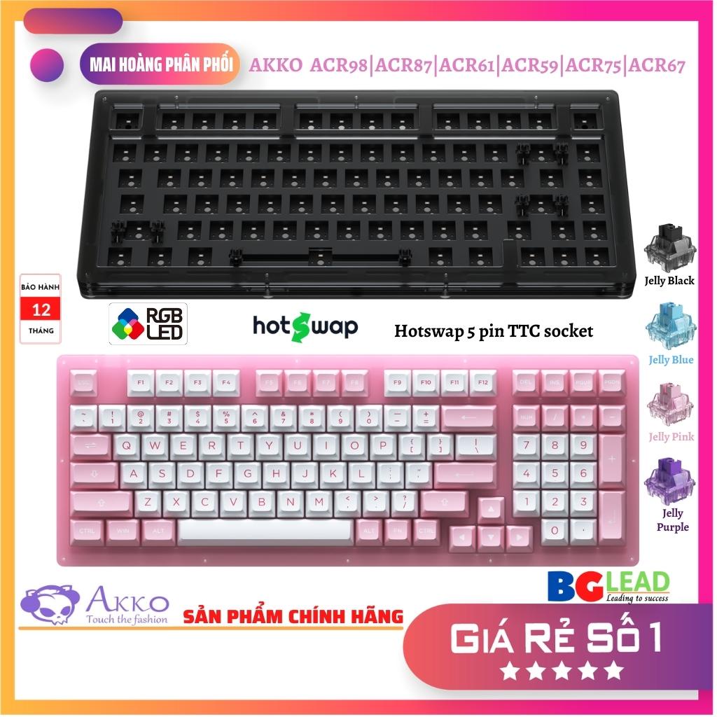 [Chính hãng] Bàn phím AKKO ACR | KIT AKKO ACR98 | ACR87 | ACR75 | ACR67 | ACR64 | ACR61 (Hotswap | Led RGB)