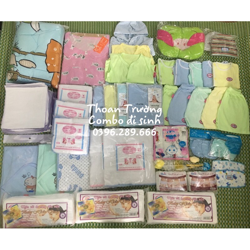 Combo sơ sinh khách tự chọn