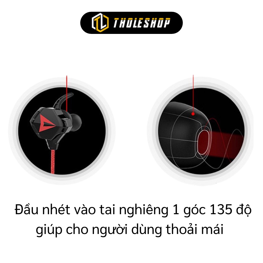 Tai Nghe Gaming - Tai Nghe Game Thủ Nhét Tai có Micro Gắn Rời, Hệ Thống Bass Mạnh Mẽ 6316