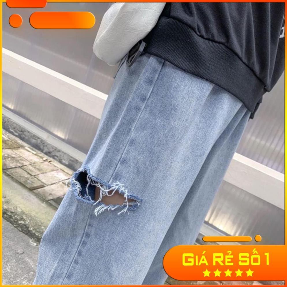 Baggy Style Quần Jeans Baggy Dáng Rách Cạnh 2021 tại Thế Giới Quần Jeans Nam đẹp ྇