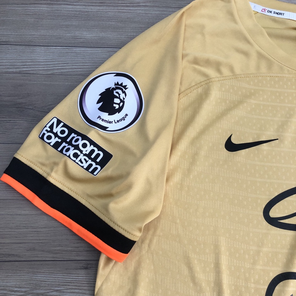 Bộ quần áo bóng đá Chelsea Vàng đồng 2023 DK FLG Noroom + WhaleFin