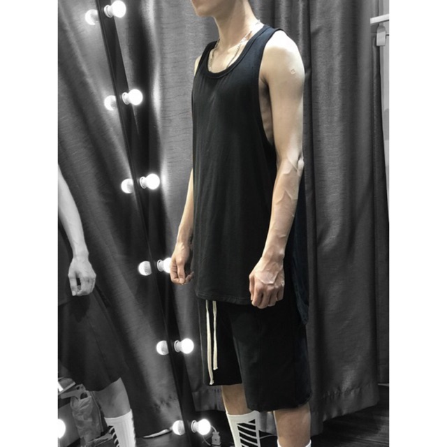 Áo tanktop layer màu đen
