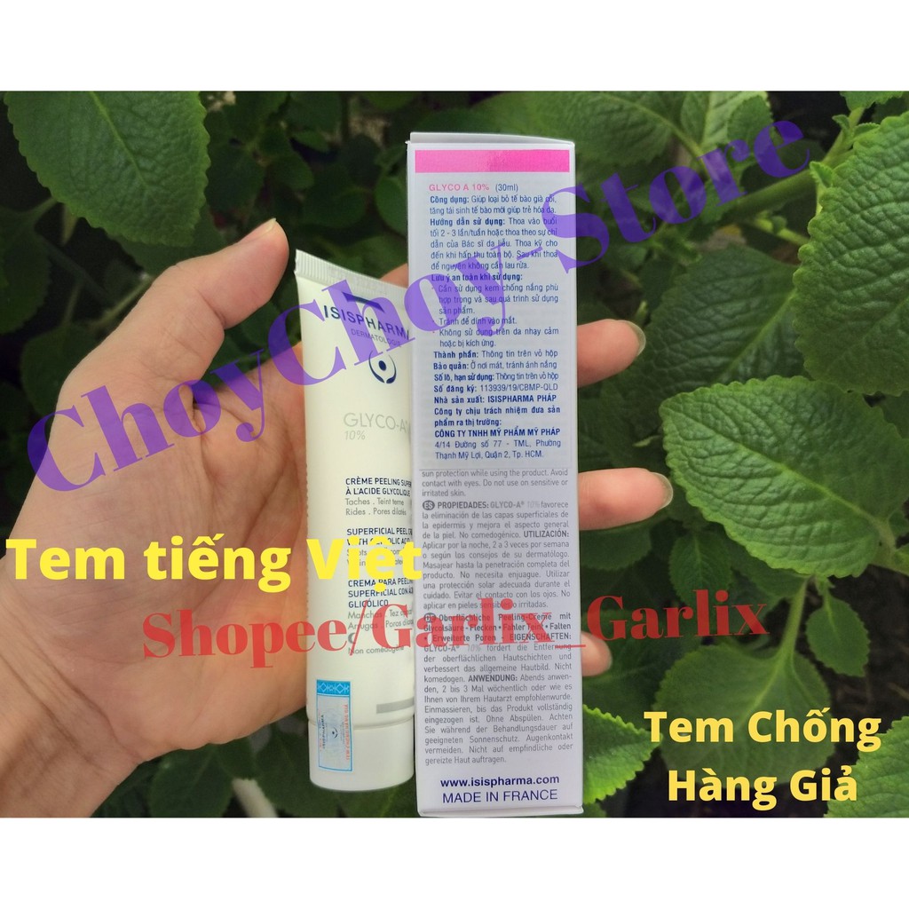 [TEM CTY] ISIS PHARMA Glyco A 10% 30 mL - Kem tẩy tế bào chết trẻ hóa da | BigBuy360 - bigbuy360.vn