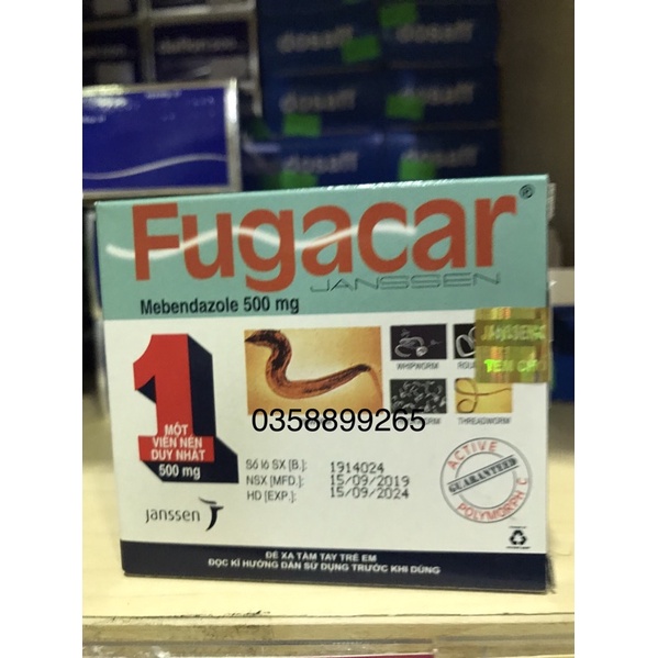 Fugaca Sổ Giun Thái Lan 1Viên 500Mg