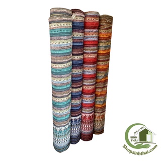 Vải thổ cẩm nhiều màu - vải lụa hawai in hình thổ cẩm [ 1 mét x khổ 1,55m ] - chọn màu