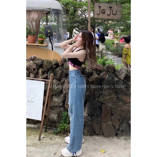 QUẦN JEANS RÁCH TUA FORM CHUẨN