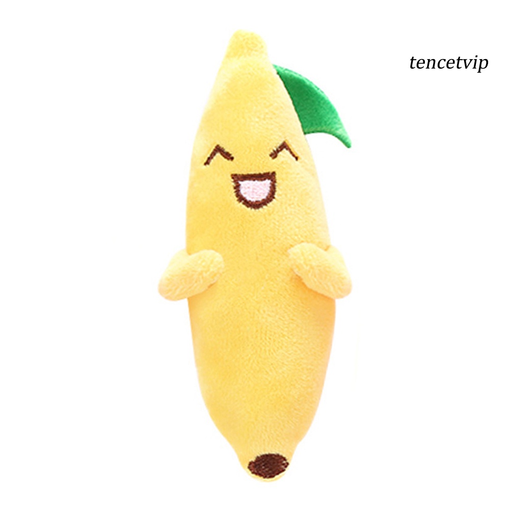 Đồ chơi gặm hình trái cây hoạt hình bằng vải bông chống cắn cho thú cưng