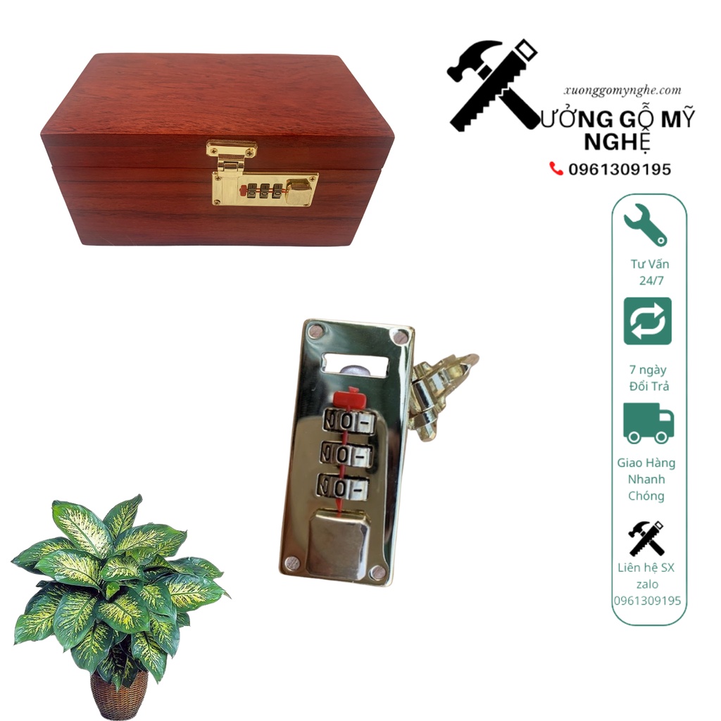Bộ Khoá Mã Số Kèm Ốc Tự Chỉnh sửa Dễ Dàng Lắp