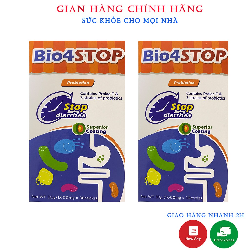 Men Vi Sinh Bio4stop.Giúp Bé Cân Bằng Hệ Tiêu Hóa,Hết Táo Bón,Rối Loạn Đường Ruột