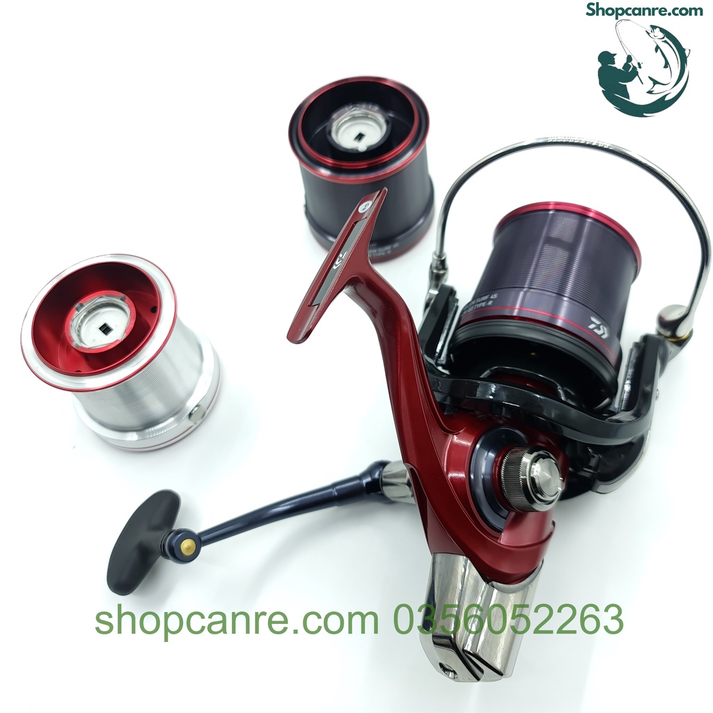 Máy câu cá Daiwa Emblem Surf 45 SCW QD TYPE R 3 lô