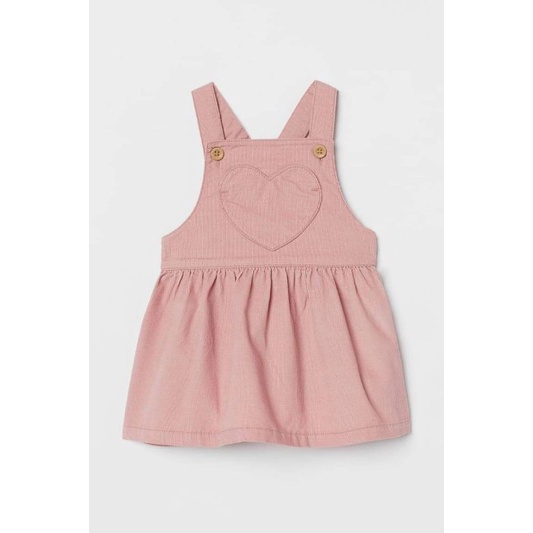 Váy yếm nhung mịn cho bé gái săn sale