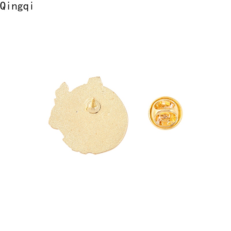 Trâm cài áo Miss Zoe hình đầu lâu hoạt hình đính pha lê nhiều màu phong cách gothic punk dùng làm quà tặng cho bạn bè