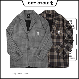 Áo khoác Blazer kẻ nam nữ City Cycle - Áo vest khoác ngoài đẹp phong cách Unisex Local Brand