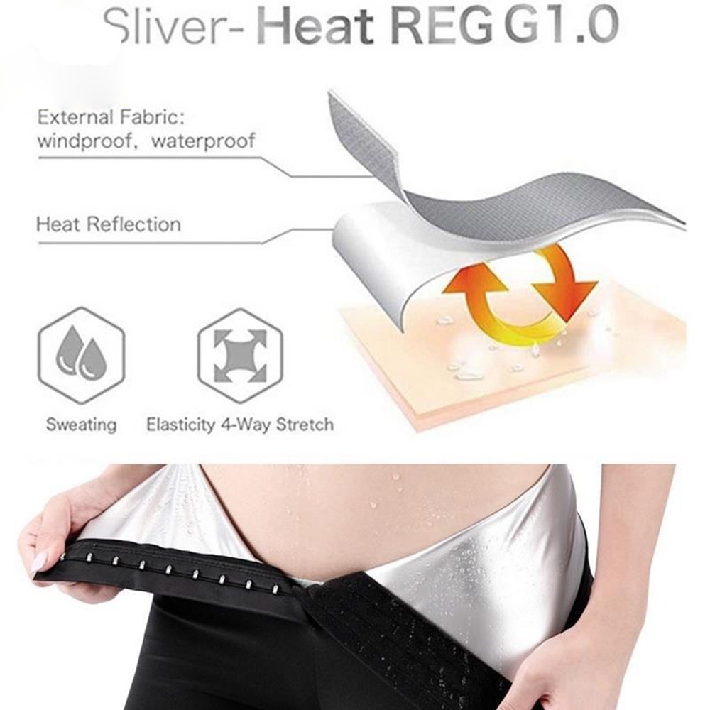 Quần Short Legging Lưng Cao Size Lớn Nâng Hông Tập Thể Dục Cho Phụ Nữ Sau Sinh M / L / XL