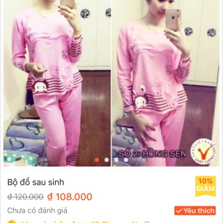 Bộ đồ sau sinh 80k