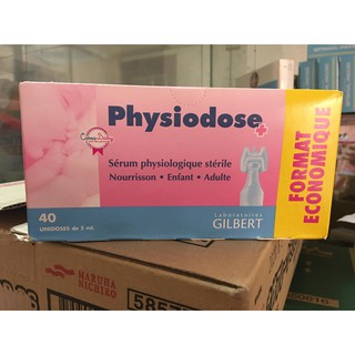 Nước muối sinh lý kháng viêm Physiodose 40 tép x 5ml _ ngochuan _ngochuan