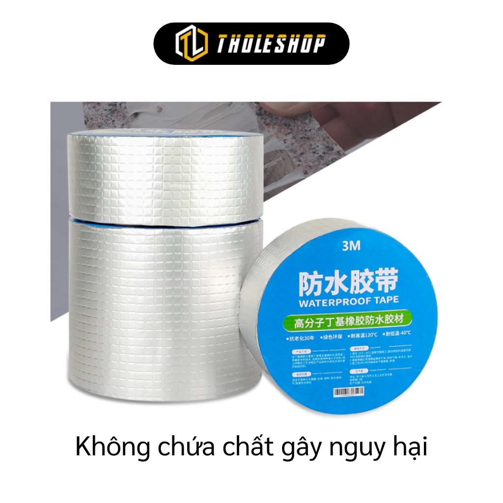 [SGD] Cuộn Băng Keo - Băng Keo Butyl 5m, Siêu Dính, Siêu Chống Thấm, Sửa Chửa Nhà Cửa 7442