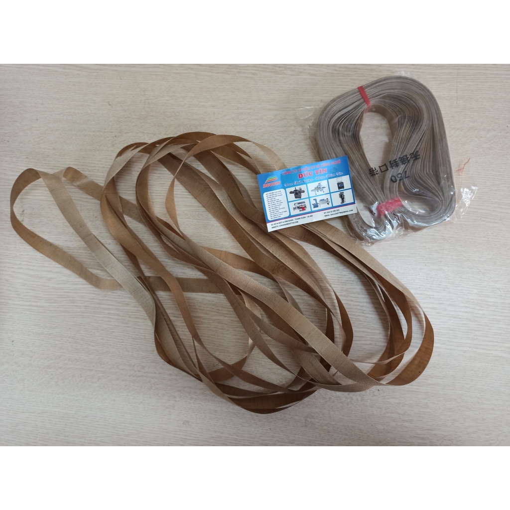 Dây vải chịu nhiệt Đức Tín dùng cho máy hàn miệng túi liên tục FR900, LD900, FRM770, SF150, SFR980