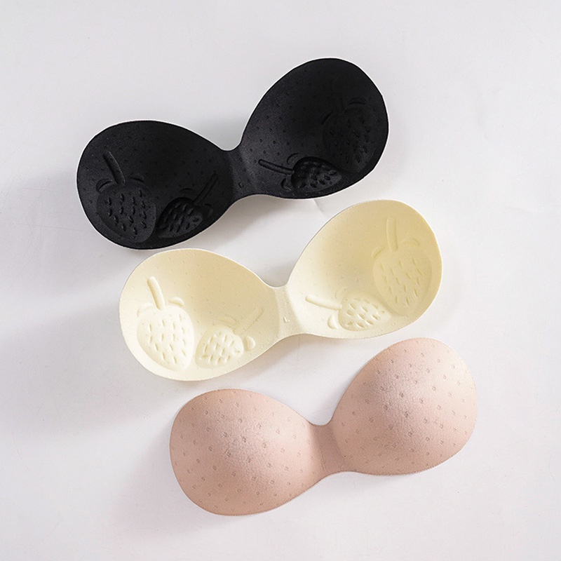 1pc 4 Sizes Body-Fitted Soft Latex Bra Pad Chest Pads