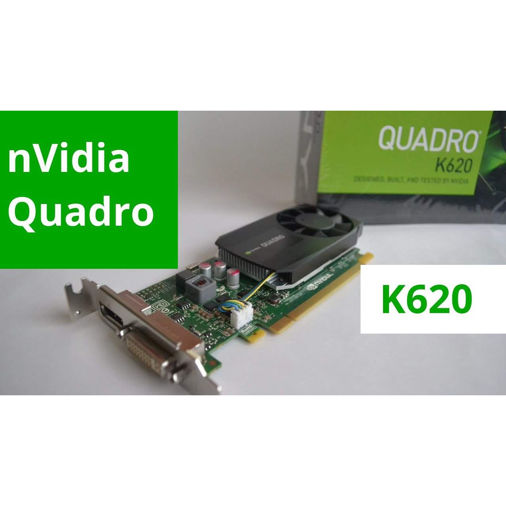 Card màn hình Nvidida Quadro K620 2GB 128 bit. Hàng Nhập Khẩu. Tặng kèm đầu chuyển DVI sang VGA