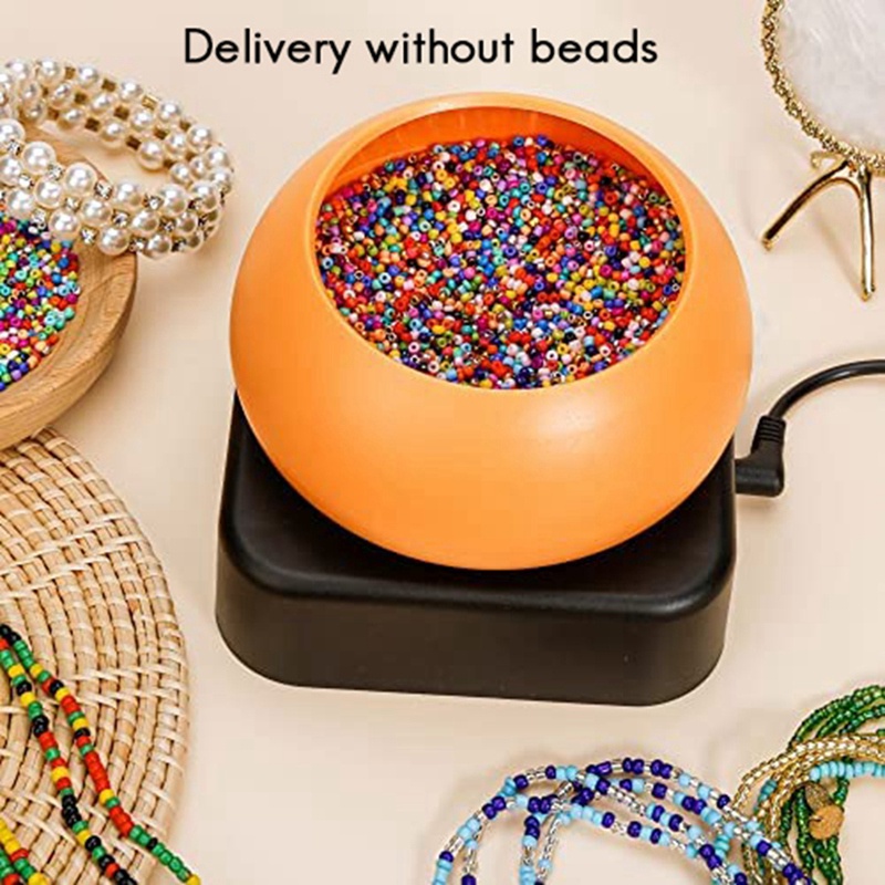 Máy Xoay Hạt Làm Trang Sức Bằng Điện Có Thể Điều Chỉnh Tốc Độ Kèm Đế Điện DIY