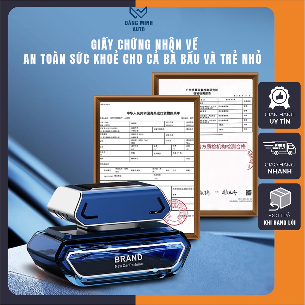 Nước hoa ô tô nhập khẩu BRAND, thanh lọc không khí làm thơm hiệu quả trang trí taplo xe hơi sang trọng ST006 | BigBuy360 - bigbuy360.vn