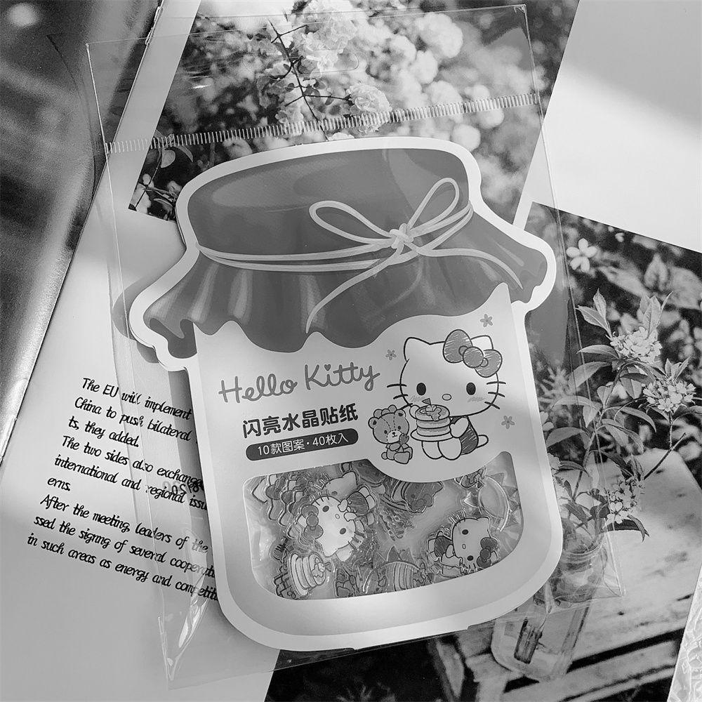 Set 40 Miếng Dán Áp Phích Đa Năng Trang Trí Sổ Tay / Xe Hơi / Guitar / Nhật Ký