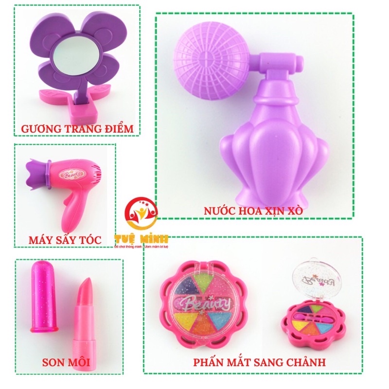 bộ đồ chơi vali make up cho bé