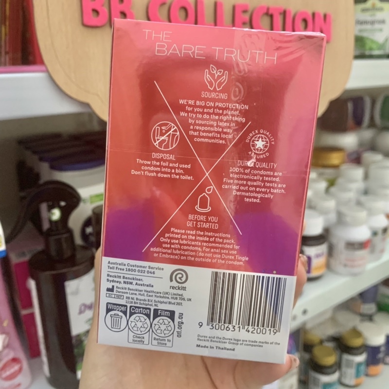 Bao Cao Su Durex Fetherlite hàng ÚC 30 chiếc (HÀNG ÚC CHUẨN - Date mới nhất 2026)