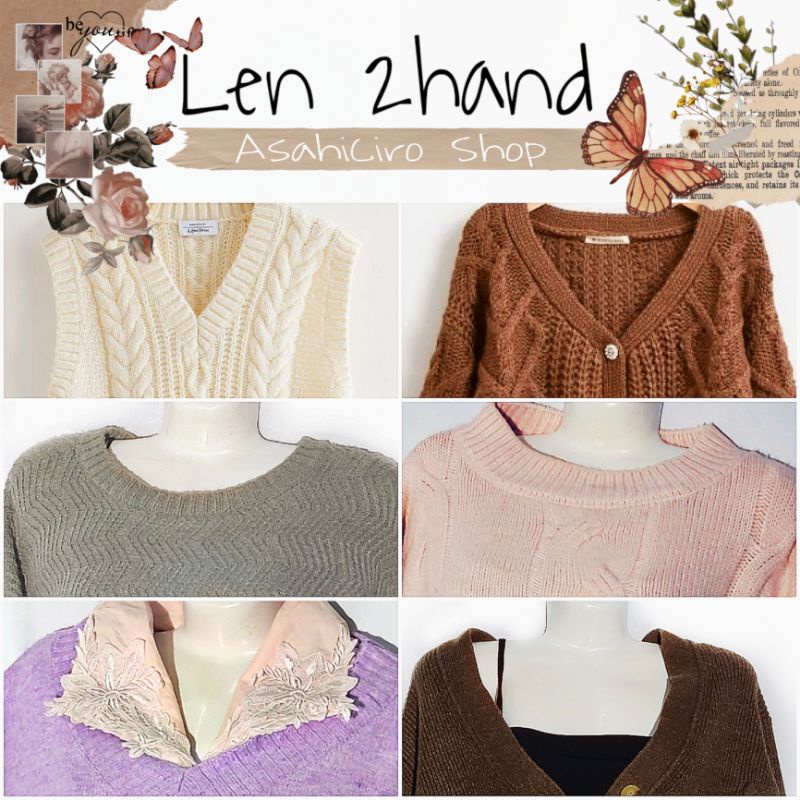 Cardigan, áo len, gile len đủ loại
