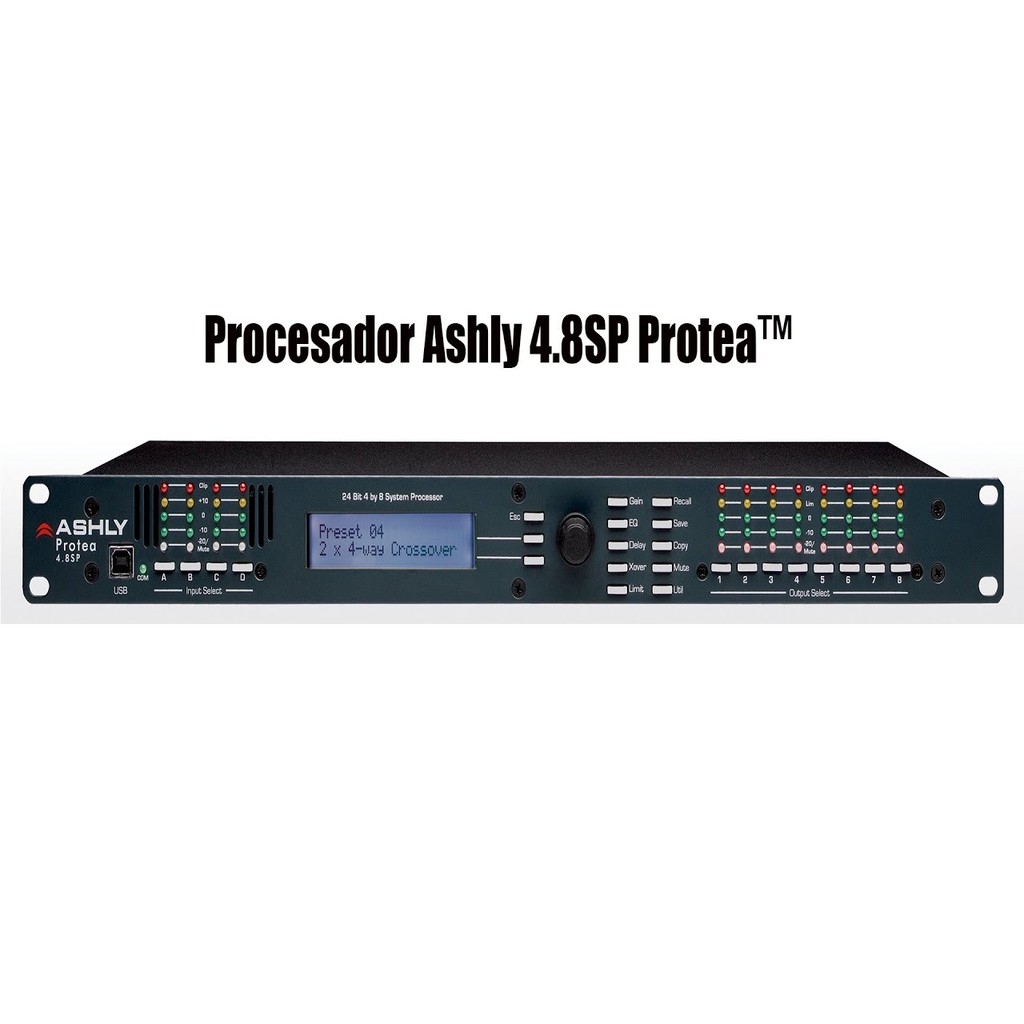 Crossover Số ASHLY PROTEA 4.8SP-PHÂN TẦN SỐ XỬ LÝ ÂM THANH MỘT CÁCH HOÀN HẢO