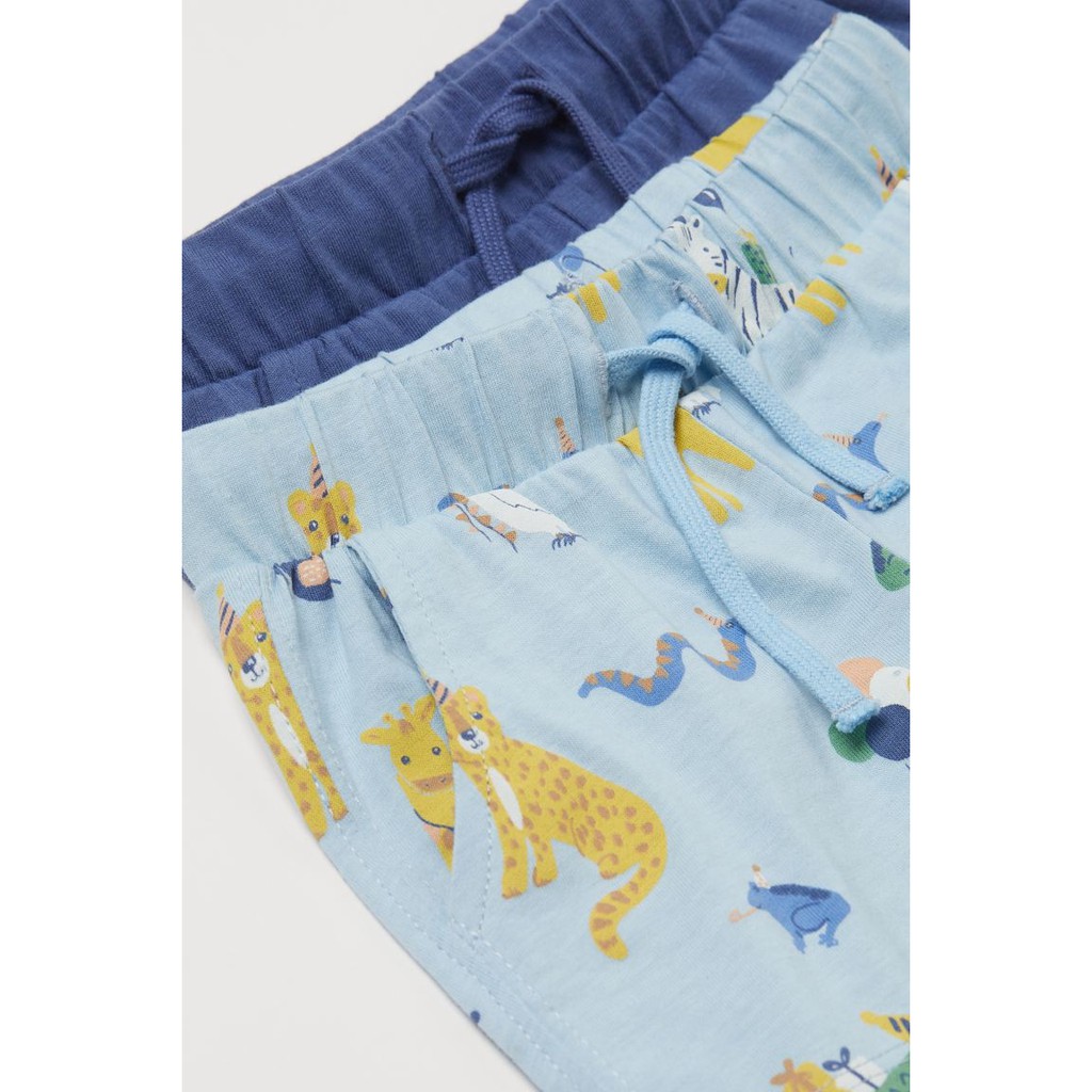 Set 3 quần shorts màu xanh lam - xám - xanh thú, Hờ mờ UK săn SALE