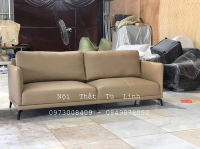 Sofa da tay dẹt văng 2m+ ghế đơn