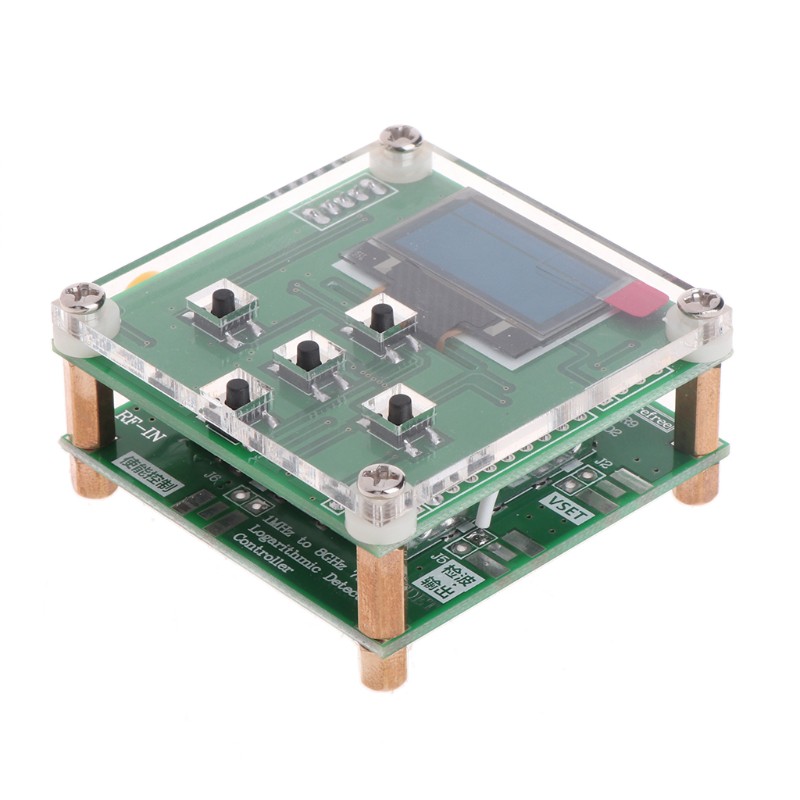 Bộ đồng hồ đo nguồn điện OLED 8ghz 1-8000mhz -55 ~ -5 dbm + RF