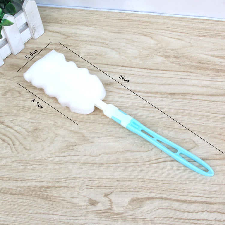 Cọ rửa ly chai lọ bông trắng gấp gọn