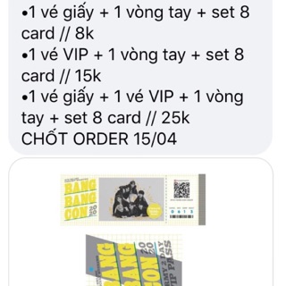 Vé concert BTS online