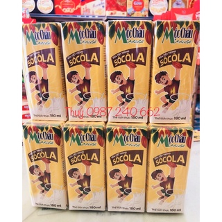 Combo 3 vỉ sữa tươi tiệt trùng mộc châu socola 180ml