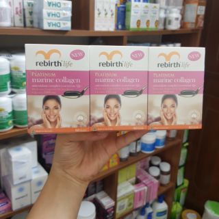 Viên collagen Rebirth Platium marine 60 viên