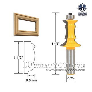 Mũi Router Đánh Chỉ Khung Tranh Bản 38 mm Cốt 12.7 mm